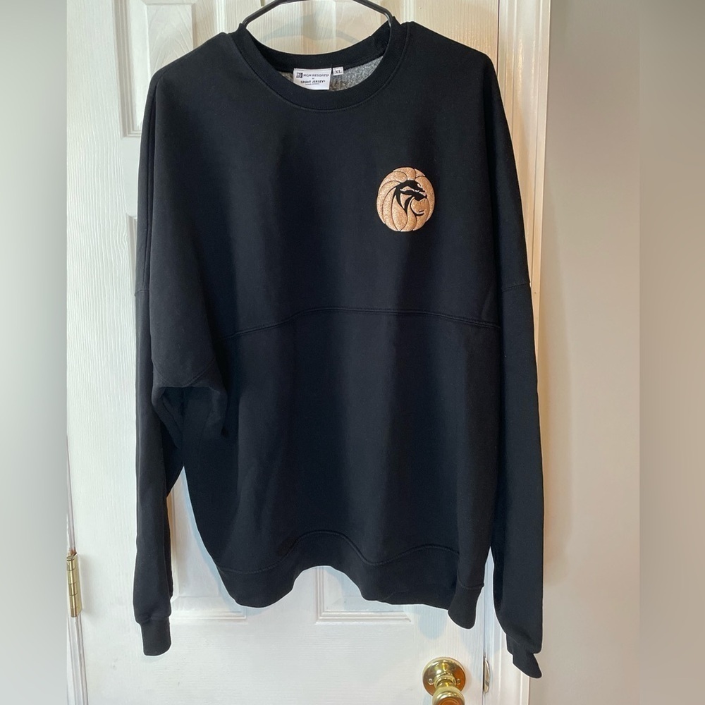 MGM Resorts Spirit‎ Jersey XL Black Sweatshirt OMGM State Of Mind Logo Embossed
